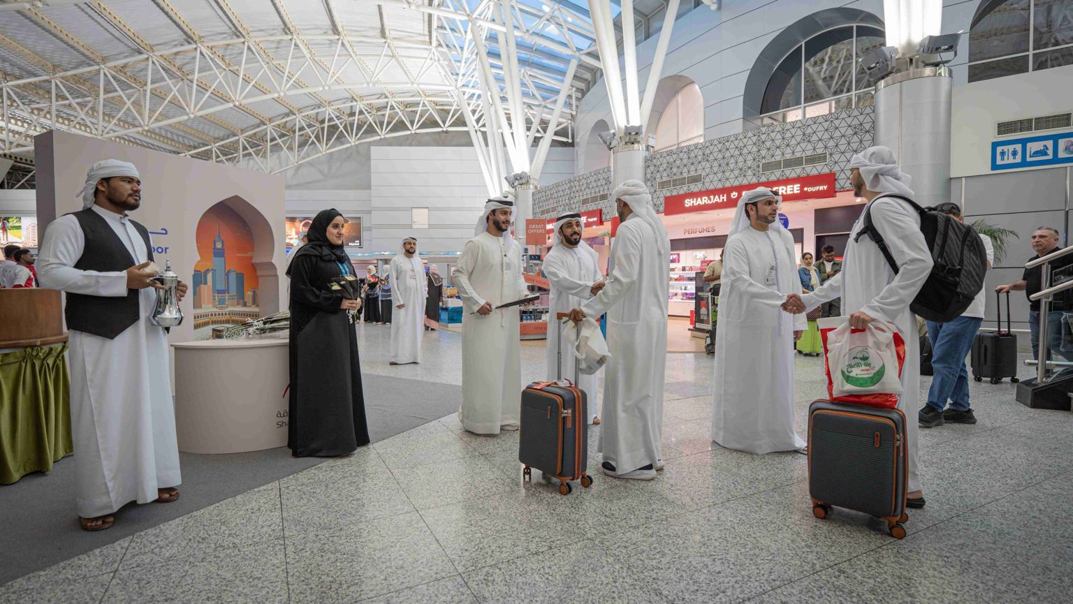 Sharjah Airport Authority Welcomes First Group of Returning Pilgrims with Streamlined Procedures and Integrated Services