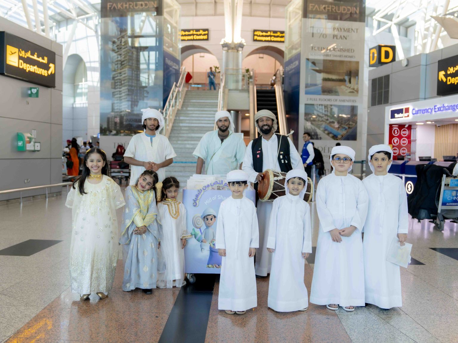 Sharjah Airport Celebrates Mid-Sha’ban in a Traditional Atmosphere