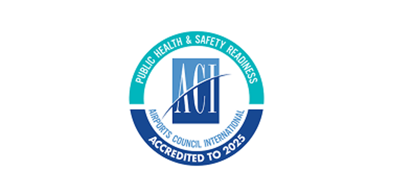 Public Health and Safety Reediness accreditations by Airport Council International