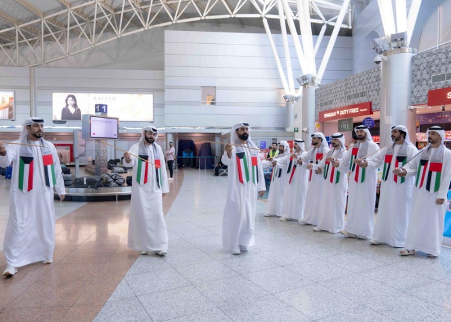 Sharjah Airport Welcomes Kuwaiti Travellers in Celebration of UAE–Kuwait Relations